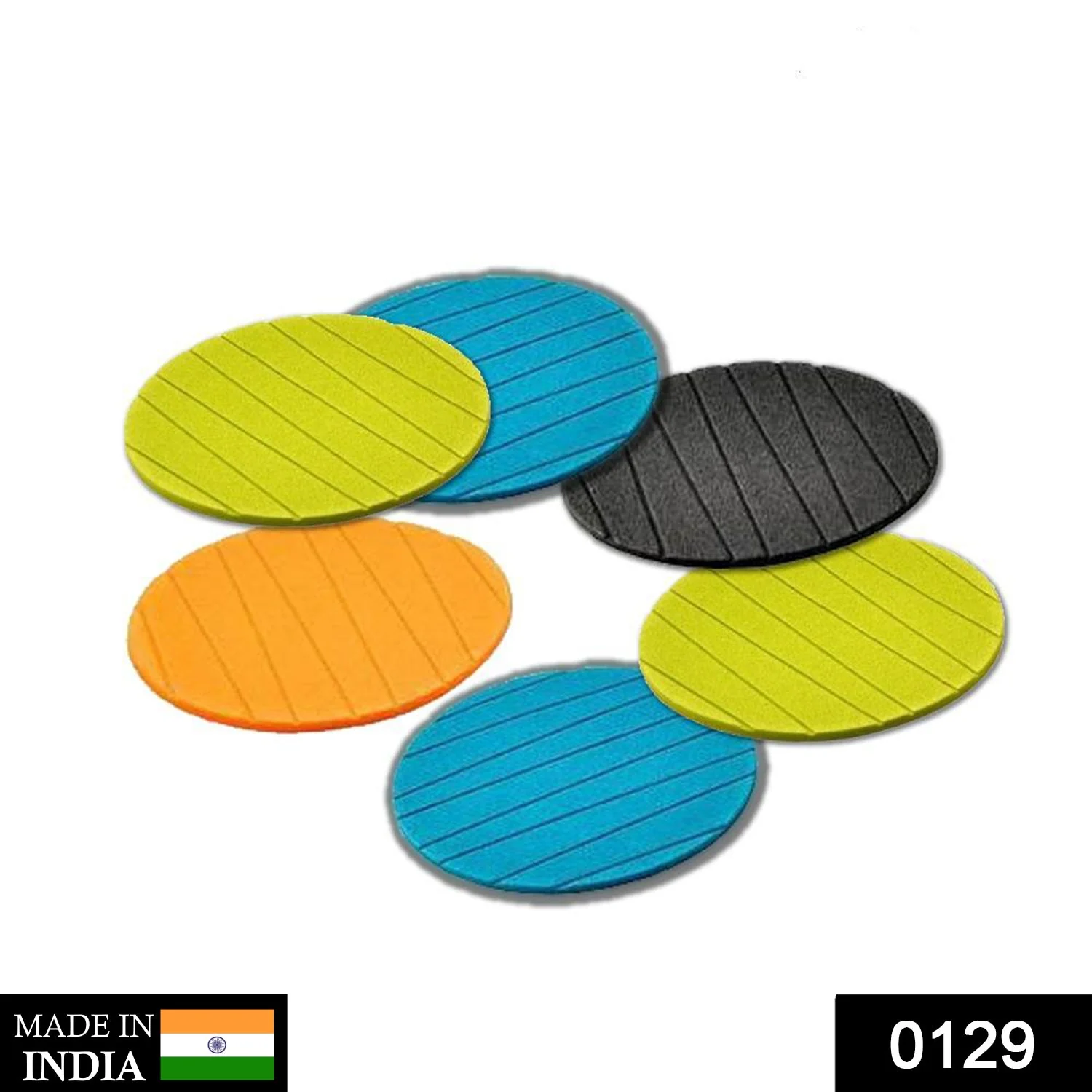 Silicone Coasters (6 Pcs) – Heat-Resistant Round Mats | Styleva - Image 4