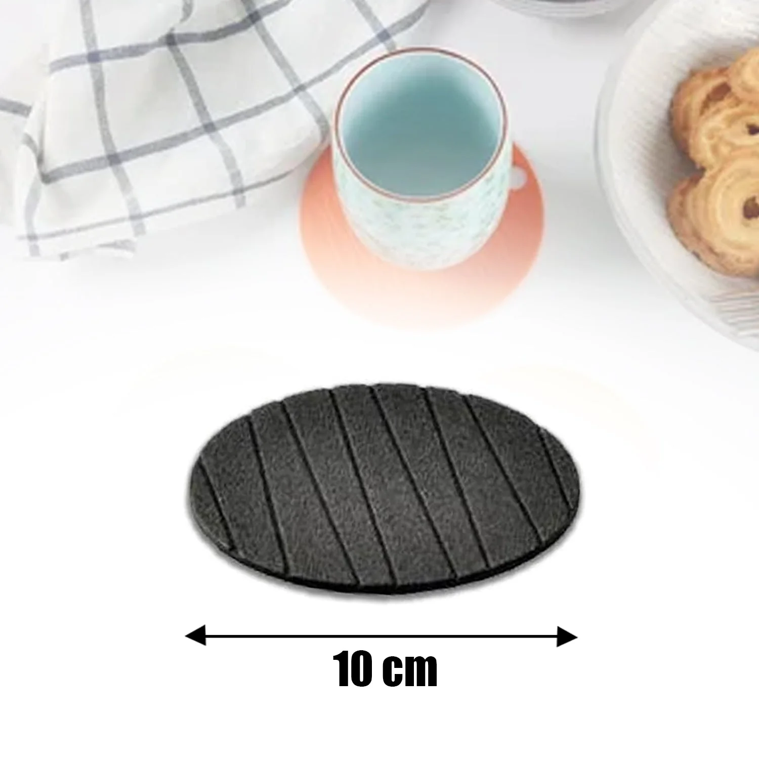 Silicone Coasters (6 Pcs) – Heat-Resistant Round Mats | Styleva - Image 6