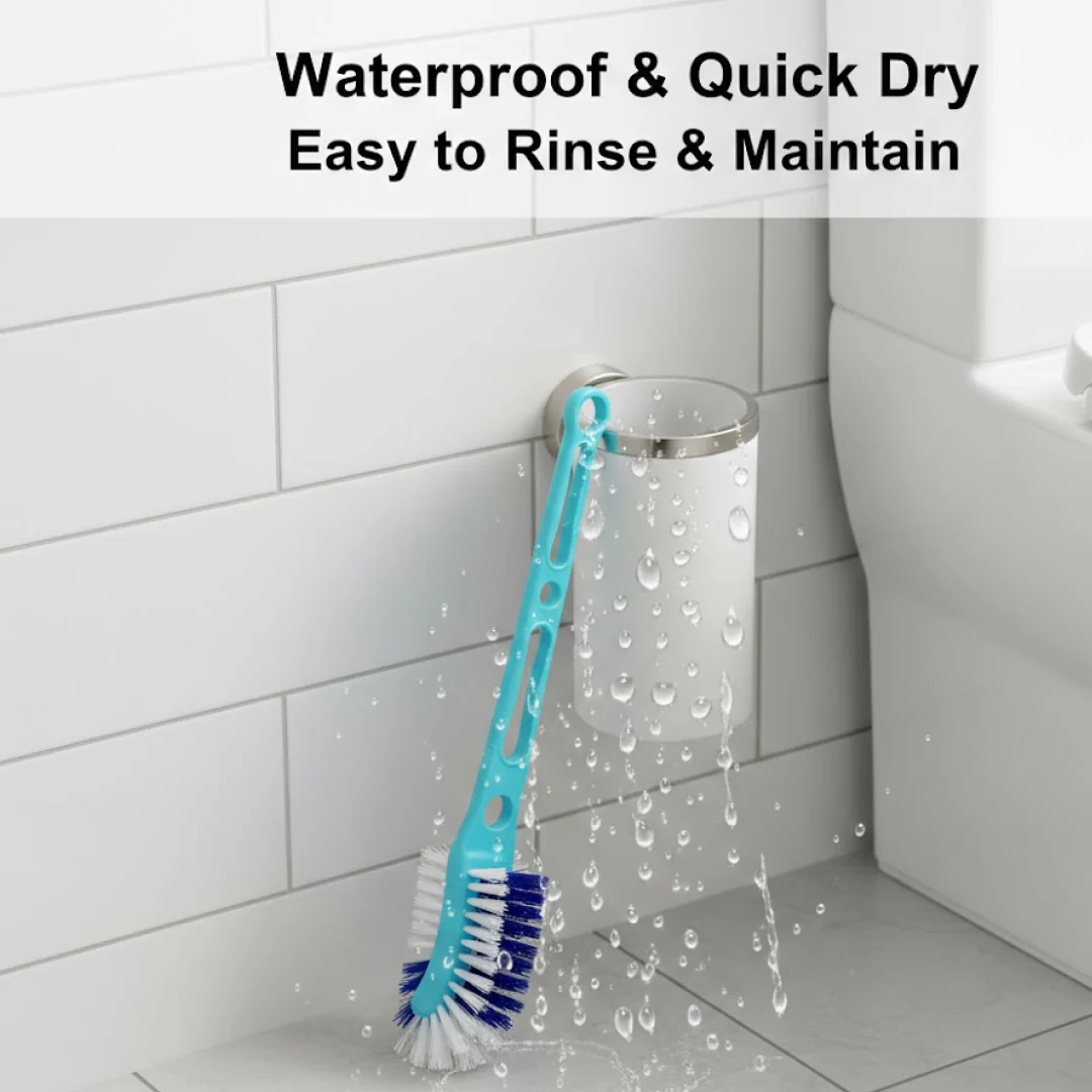 Hockey Stick Toilet Brush – Ergonomic 2-in-1 Cleaner | Velvet Wipe - Image 6
