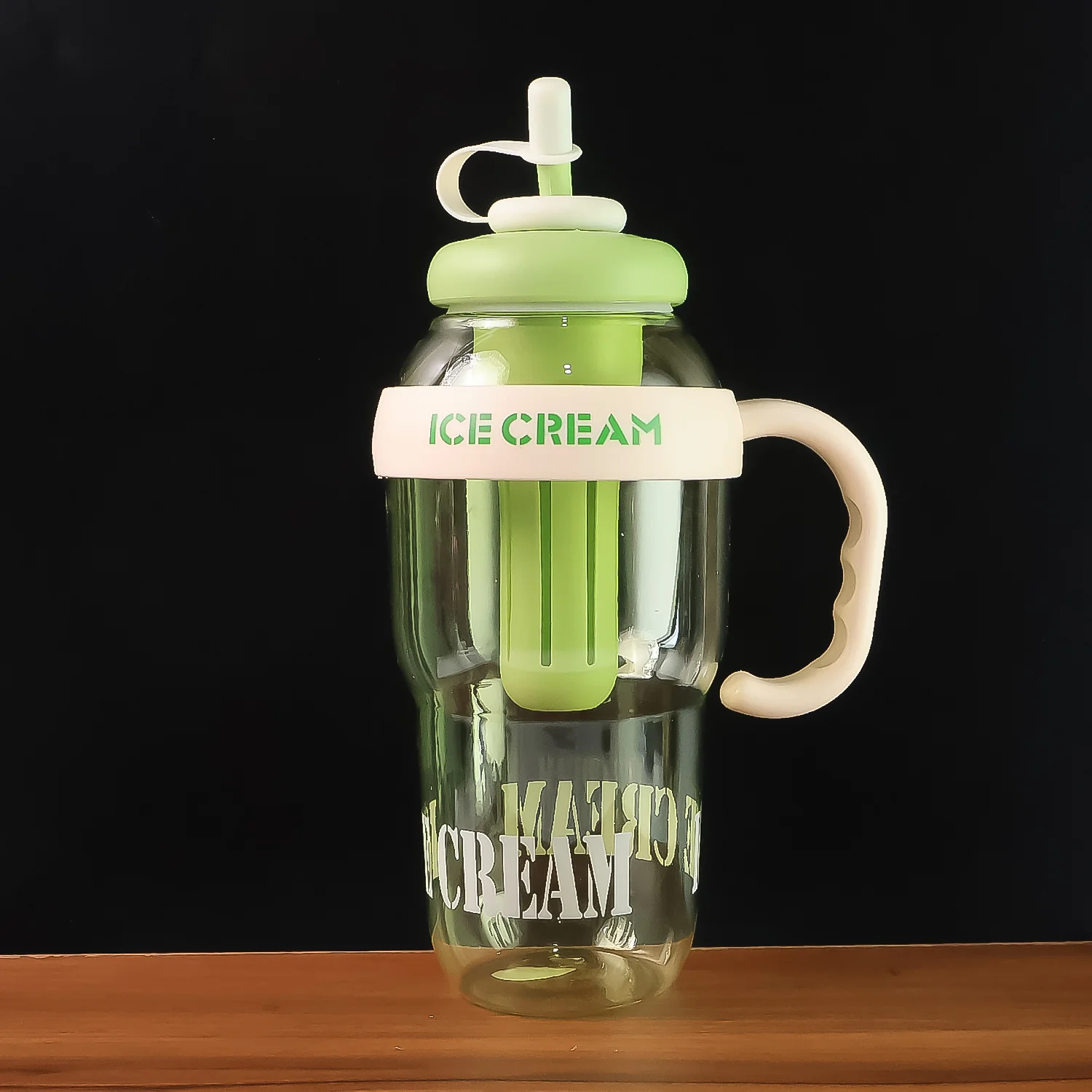 Ice Cream Themed Water Bottle – 1300ML Large Capacity Leakproof Sipper - Image 7