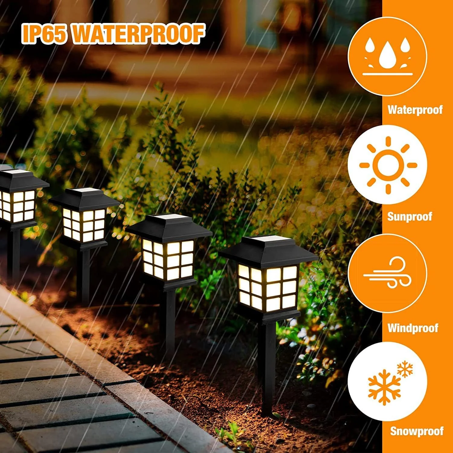 Solar Garden Lights – Waterproof Outdoor Landscape (2-Pack) | Garden Vera - Image 3