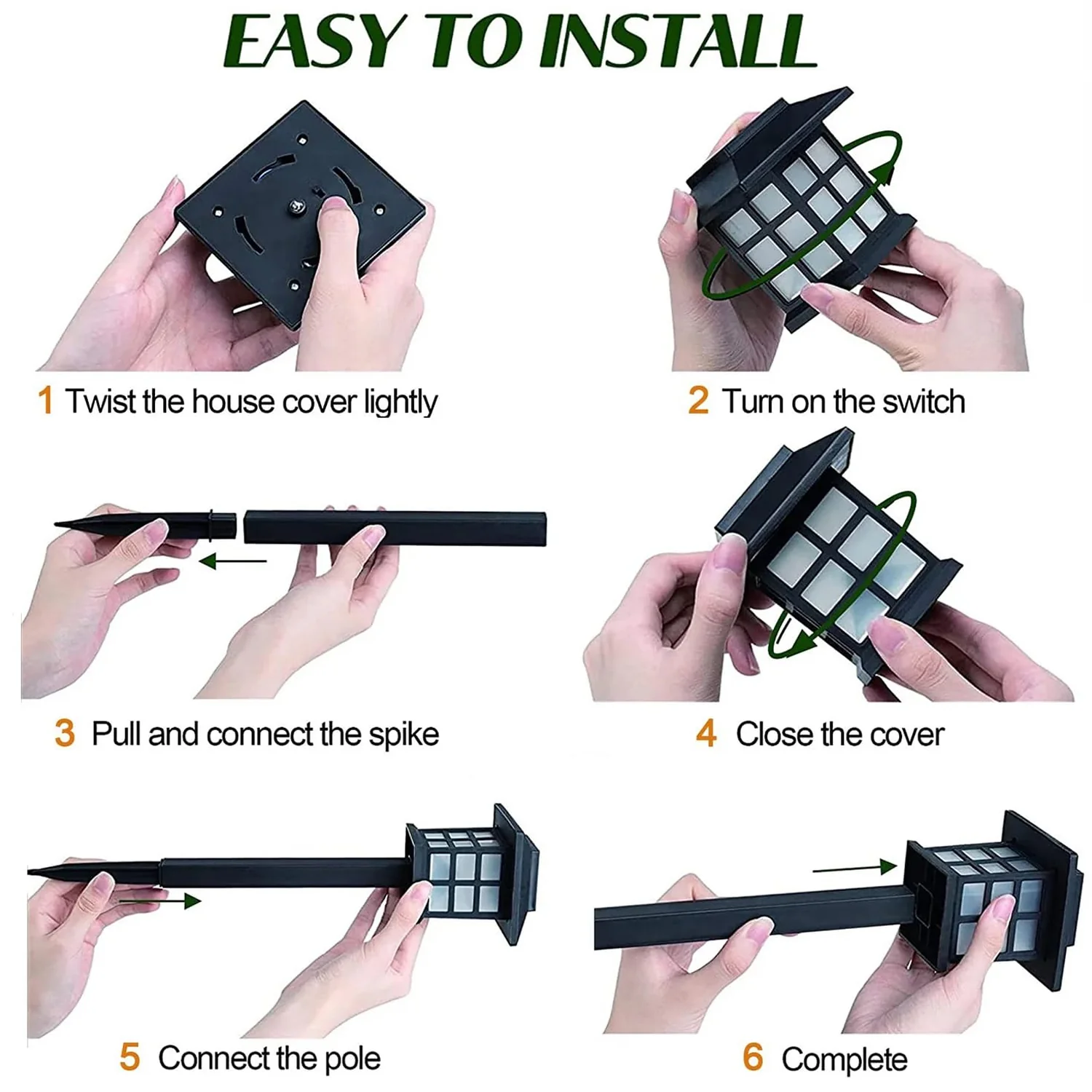 Solar Garden Lights – Waterproof Outdoor Landscape (2-Pack) | Garden Vera - Image 7