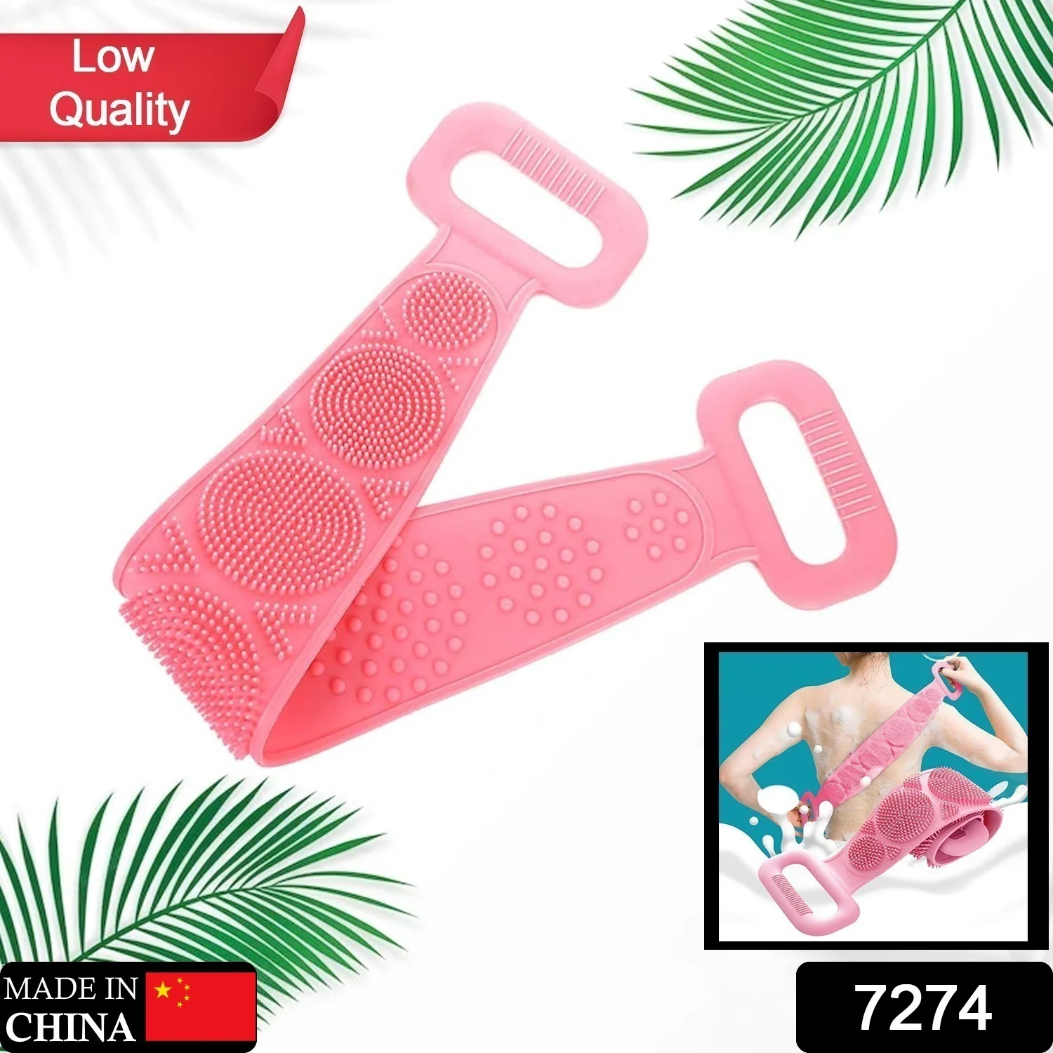 Silicone Back Scrubber – Eco-Friendly Body Cleaning | Happy Bathers - Image 2