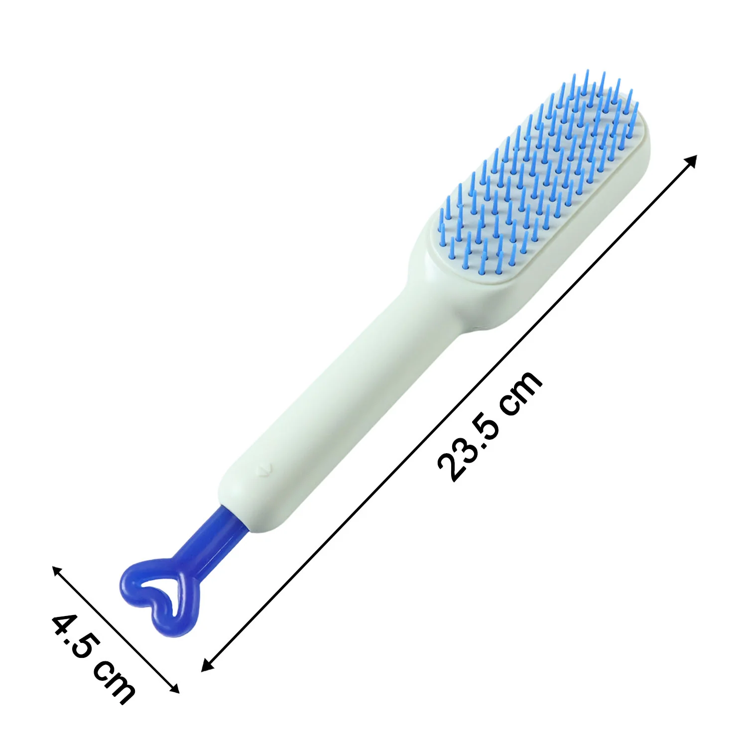 Self-Cleaning Hairbrush – Detangling Massage Comb | Velvet Wipe - Image 6