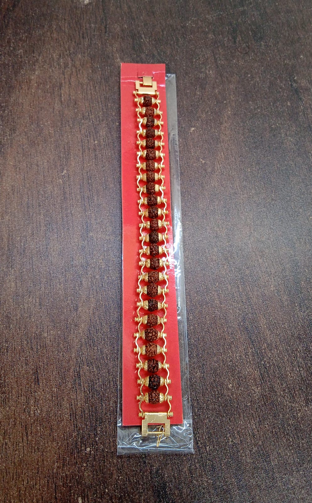 Rudraksha Bracelet – Golden Modern Design for Meditation | Bracelet Bar - Image 8