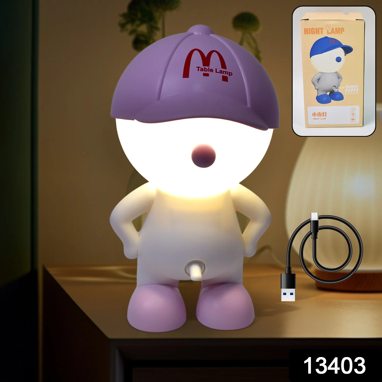 Cartoon LED Desk Lamp – Eye-Care Flexible Light for Kids | Voltronic - Image 2