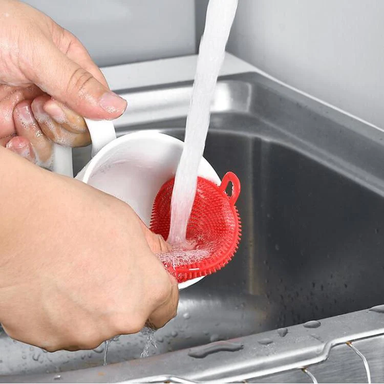 Silicone Dish Scrubber – Mildew-Free & Non-Stick | Velvet Wipe - Image 9