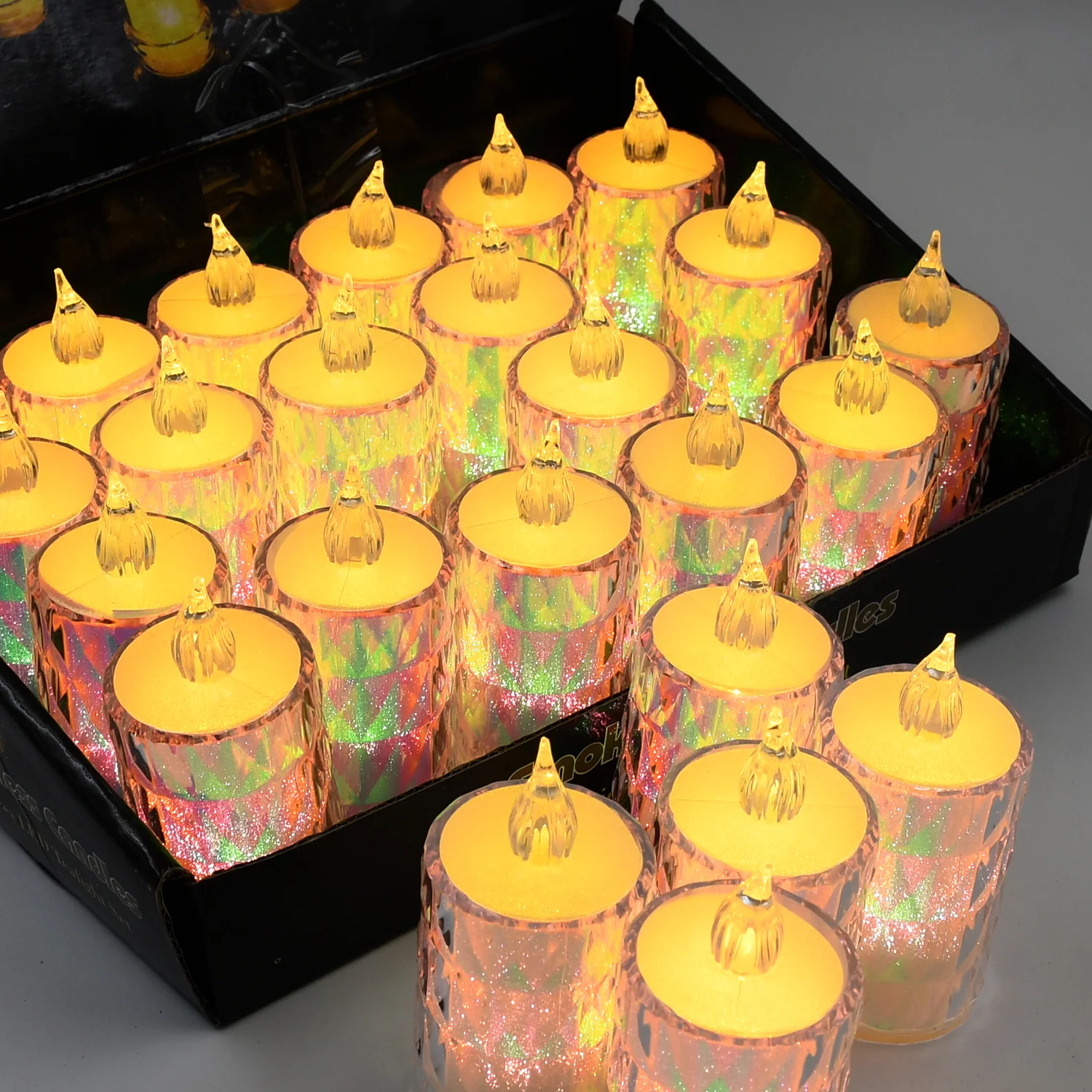 Flameless LED Tea Light Candles – 24 Pc Diwali Decor | Indo Glow - Image 6