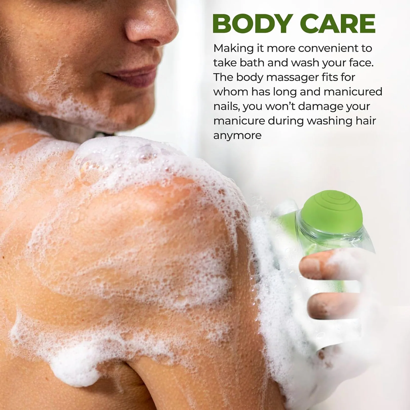 Silicone Bath Brush – Massage & Shampoo Dispenser for Shower | VelvaBloom - Image 3