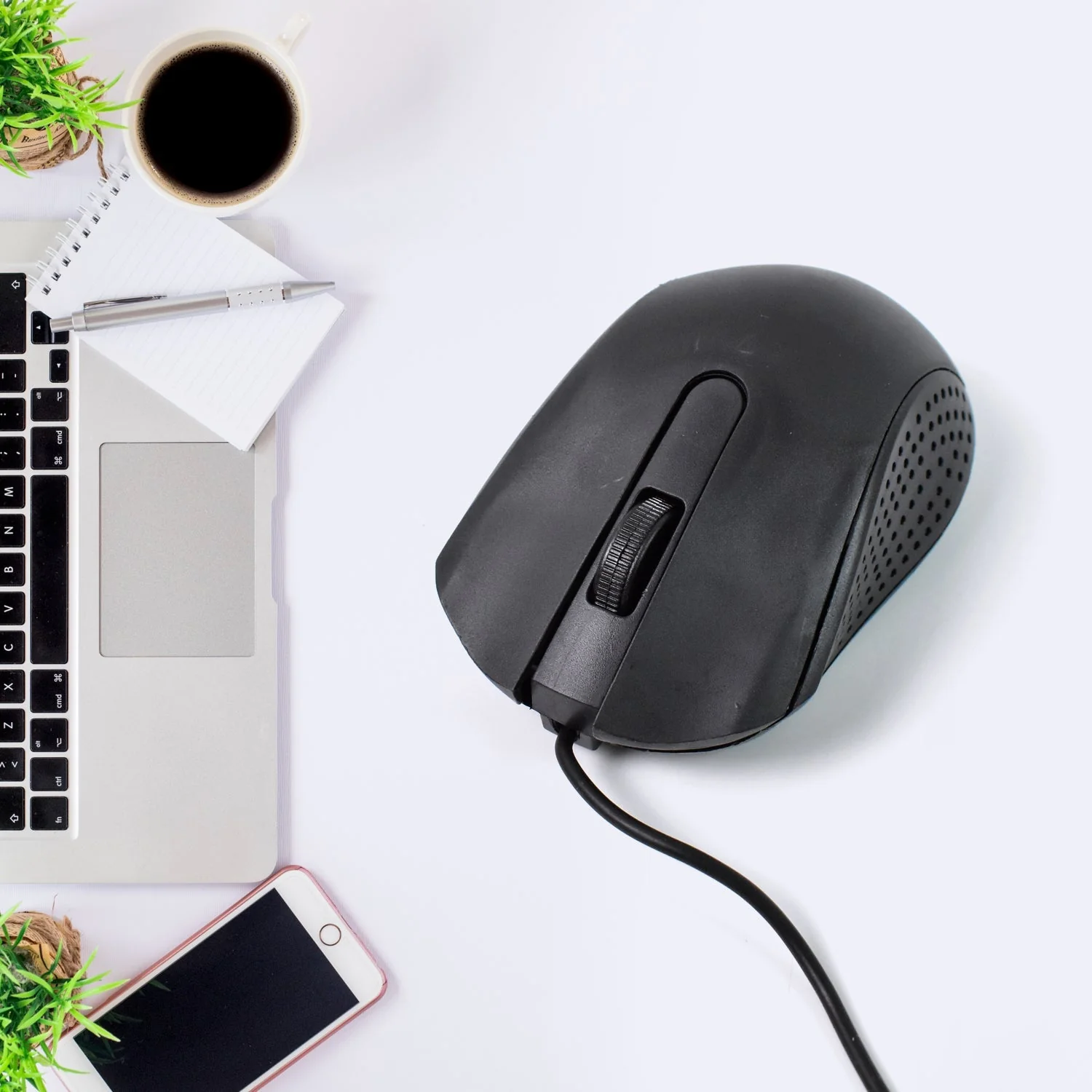 Wired Optical Mouse – M-022, USB Connectivity | Compshop - Image 3