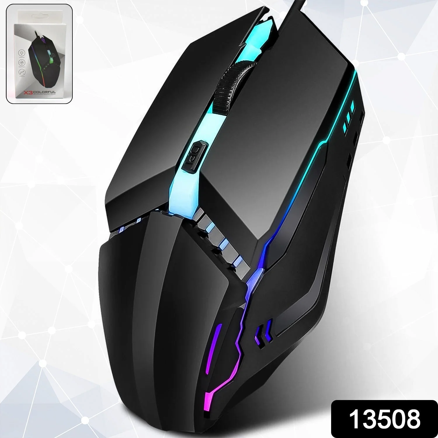 Wired Gaming Mouse – Ergonomic Design & RGB Lighting | Indo Glow - Image 2