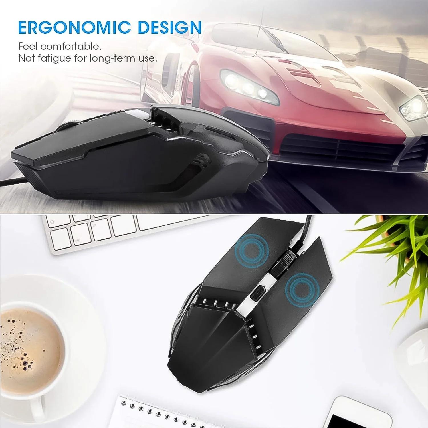 Wired Gaming Mouse – Ergonomic Design & RGB Lighting | Indo Glow - Image 6