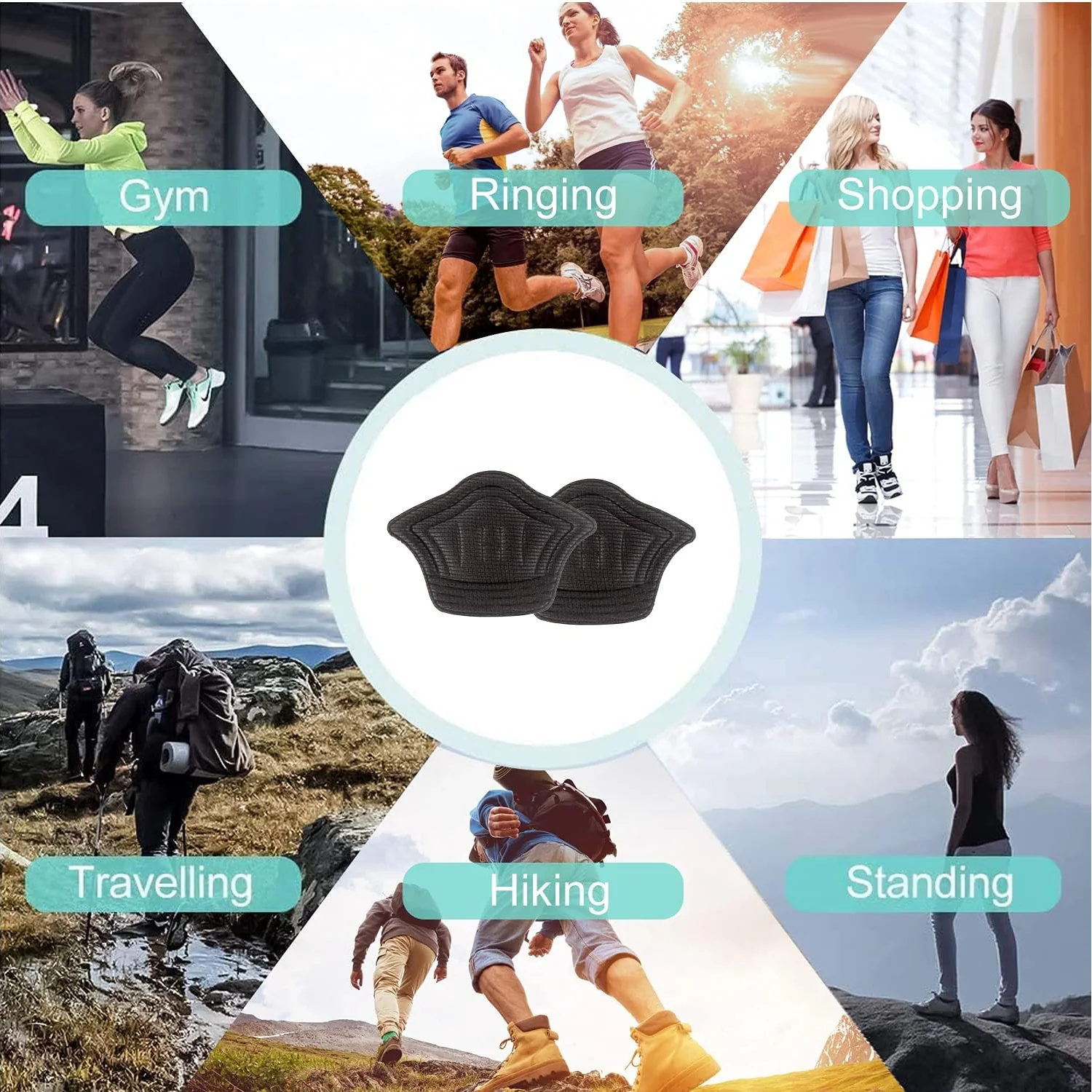 Heel Cushion Pads – Soft & Protective Shoe Insoles | Velvet Wellness - Image 3