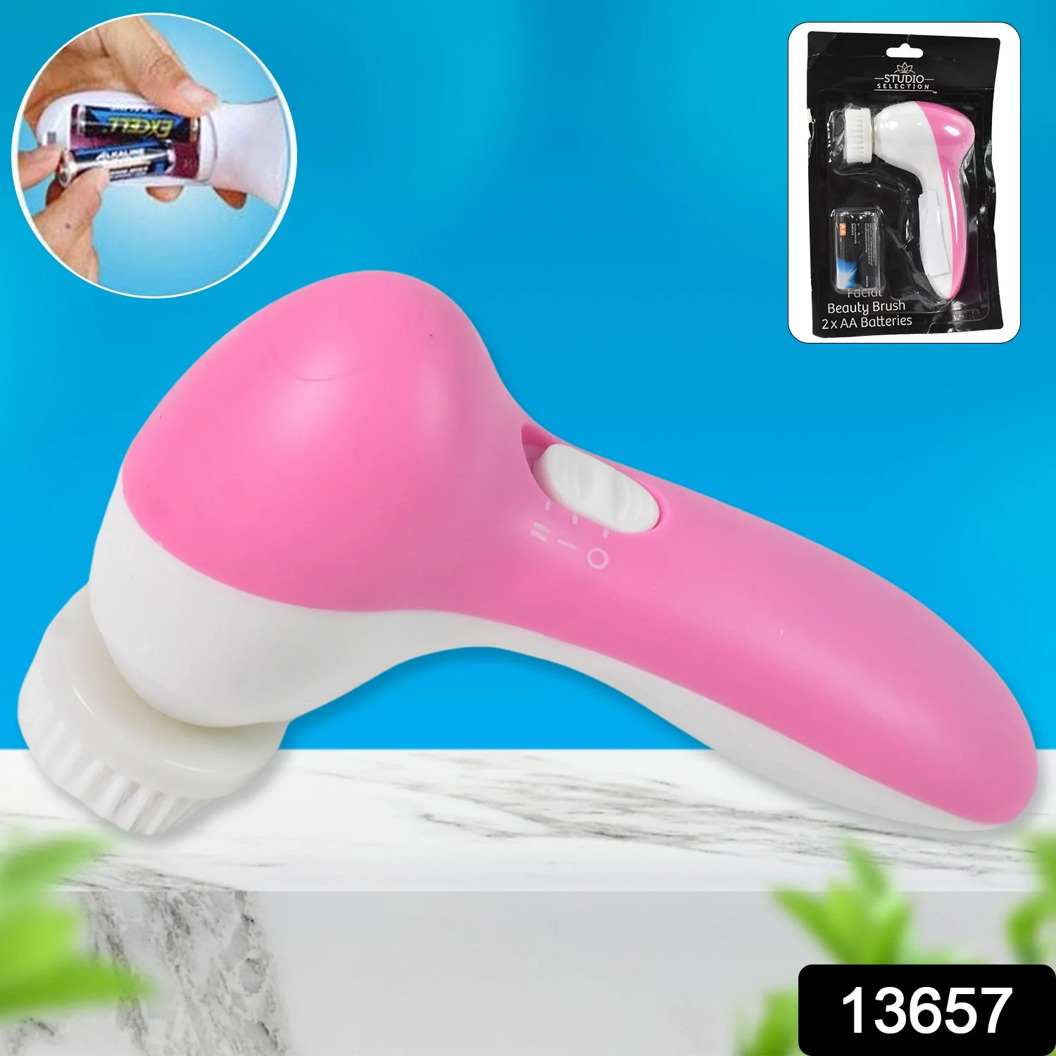 Facial Cleansing Brush – Waterproof Deep Cleansing | Calm & Curl - Image 2