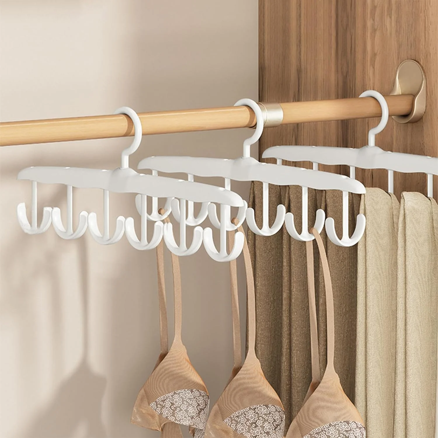 Tank Top Hanger – 12-Hook Rotating Closet Organizer | Organivo - Image 3