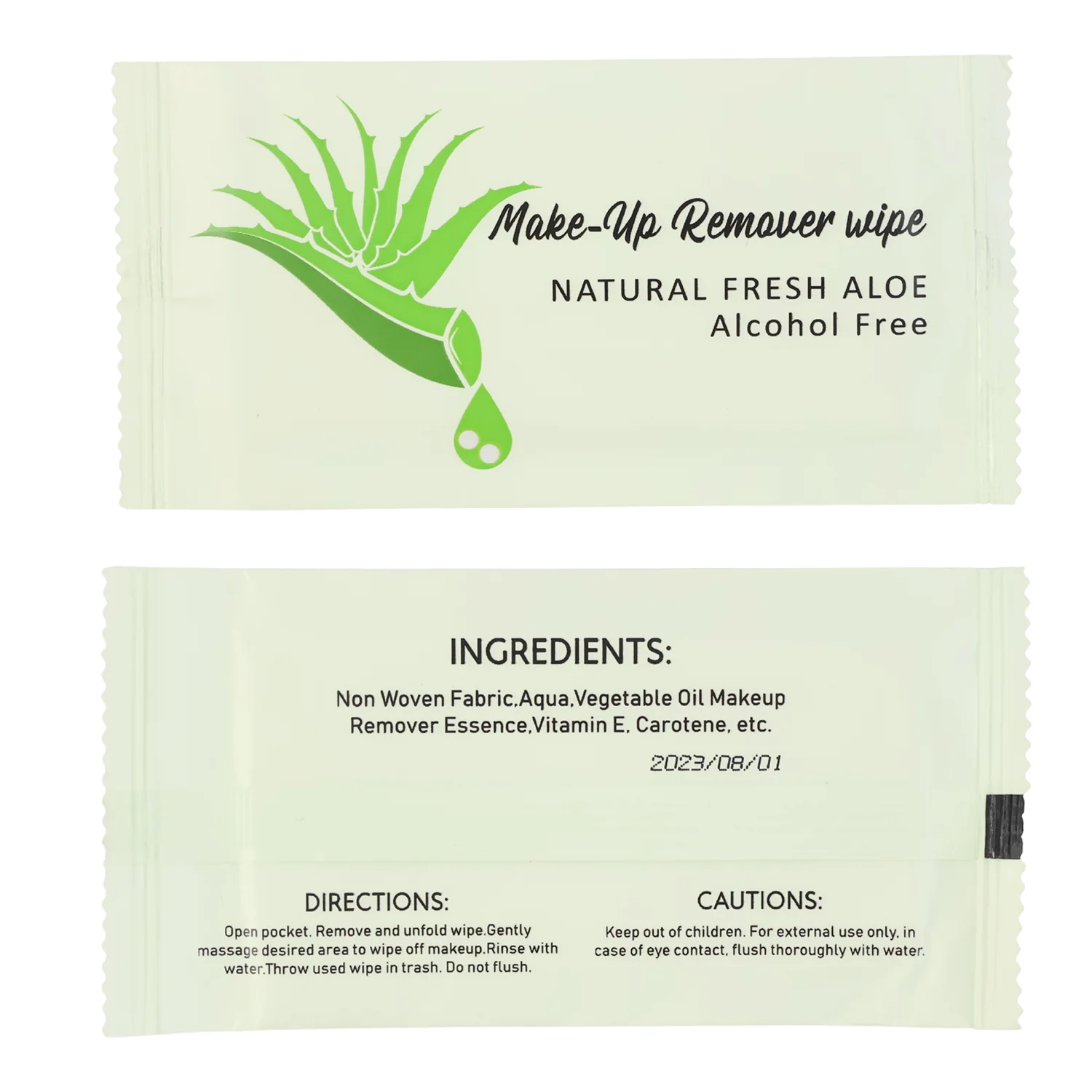 Makeup Remover Wipes – Alcohol-Free Aloe Cleansing Towelettes Pack - Image 5