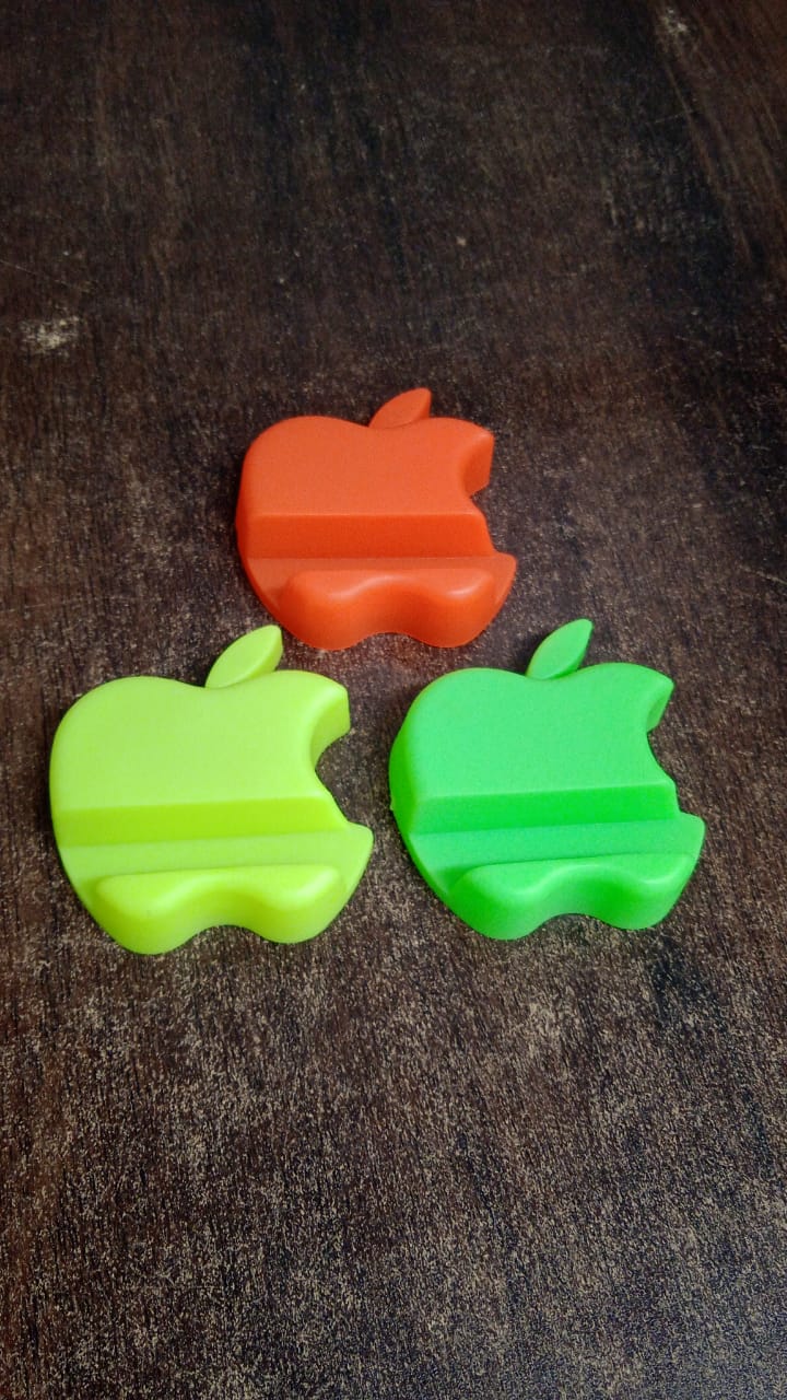 Apple Shape Mobile Phone Holder – Compact Plastic Stand - Image 8