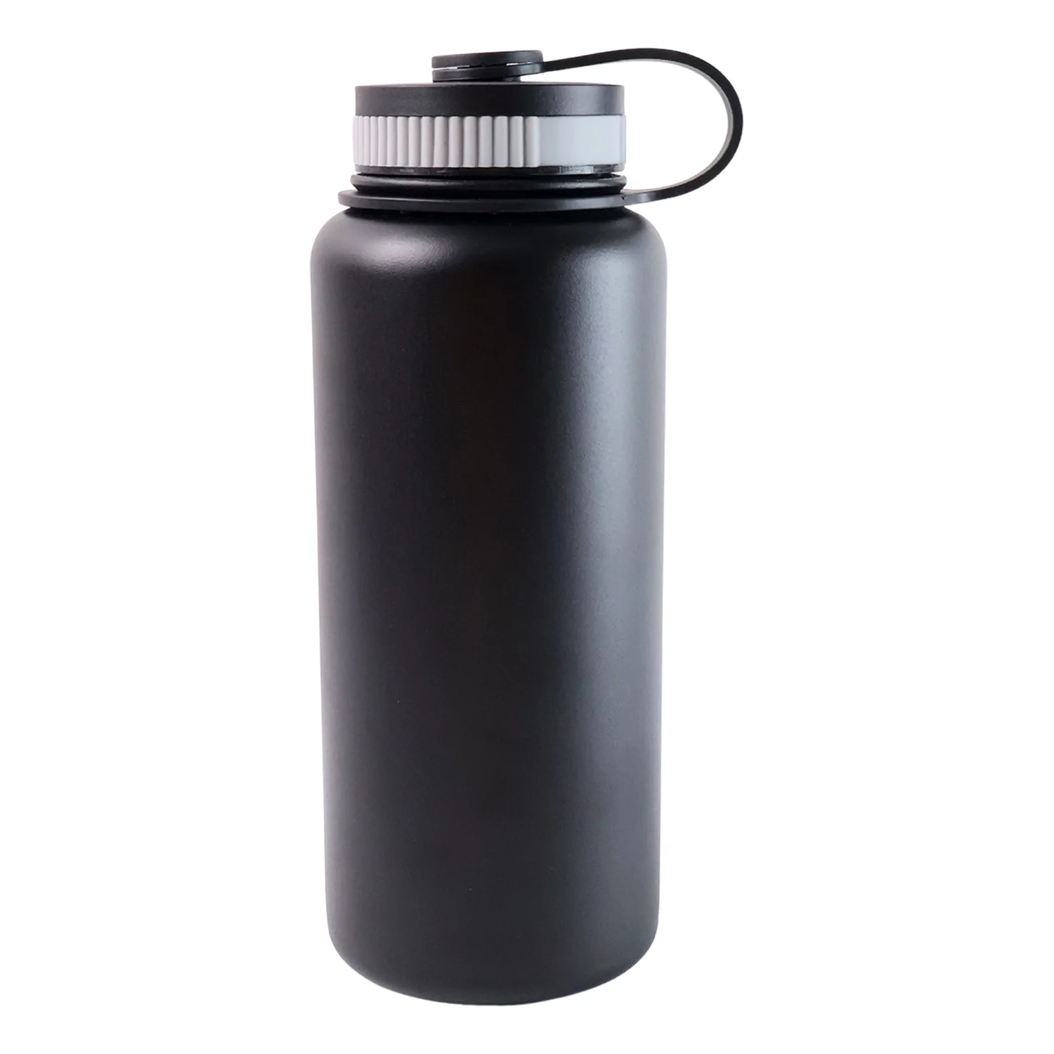 Black Vacuum-Insulated Stainless Steel Water Bottle – 1000ml Durable & Leakproof - Image 5