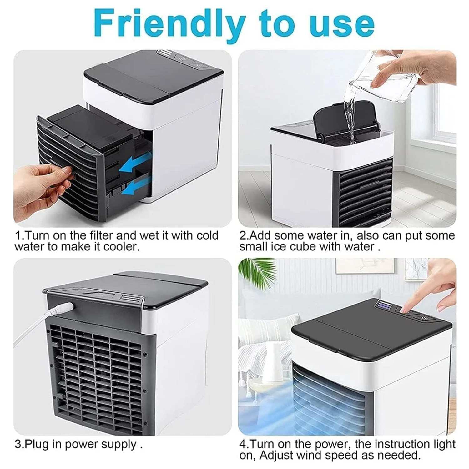 Mini Portable Air Cooler – Personal USB Cooling with LED | Airvanta - Image 6