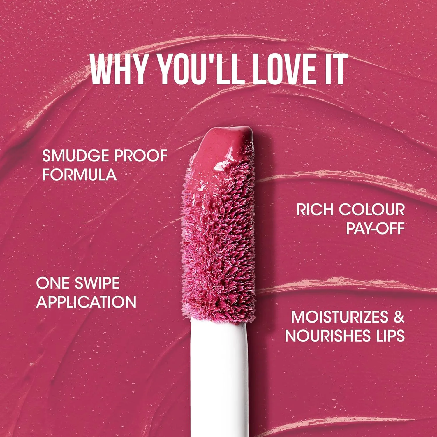 Liquid Lipstick – Berry Blossom Moisture Lock with Hyaluronic Acid - Image 6