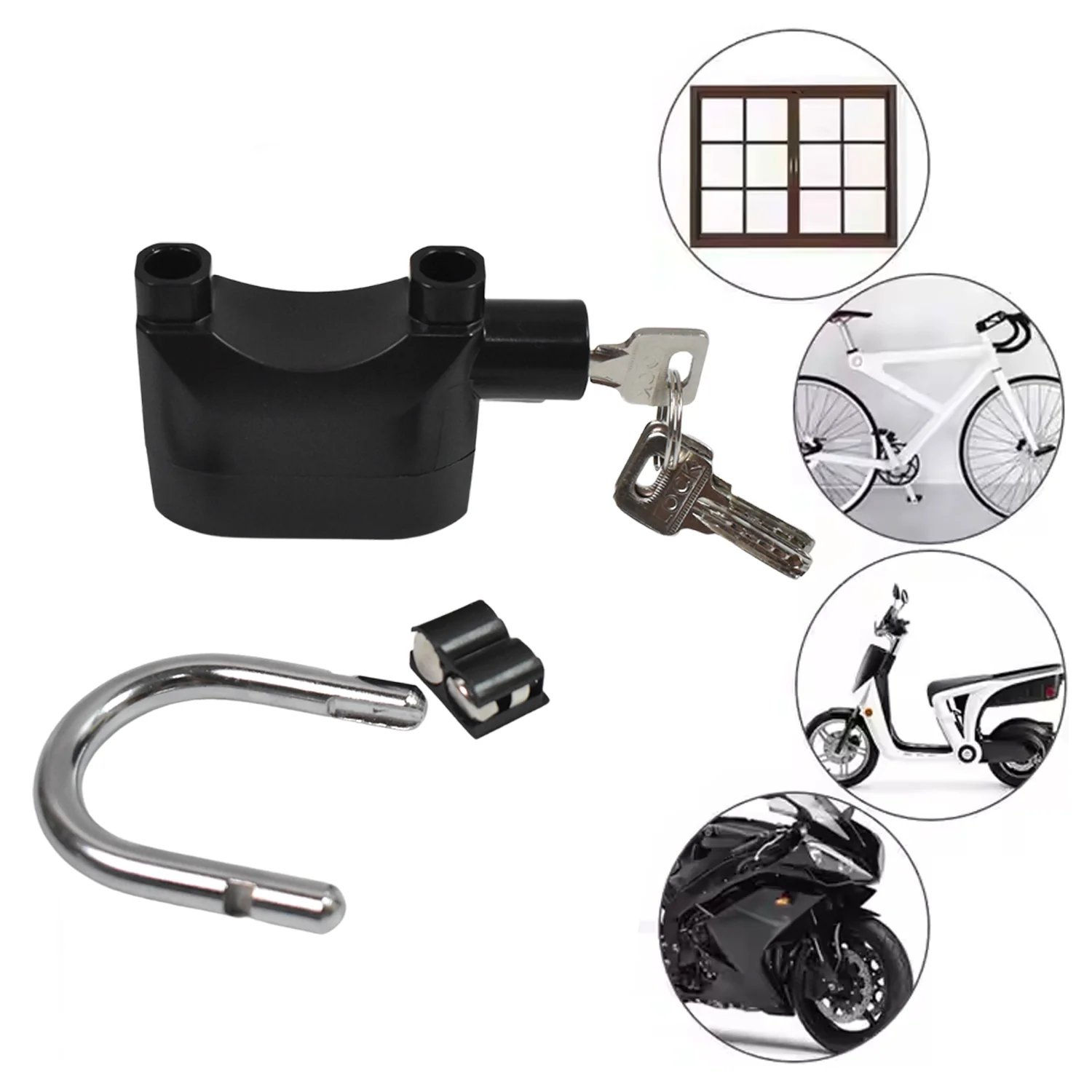 Siren Alarm Lock – Waterproof Anti-Theft Padlock | VelvaBloom - Image 4