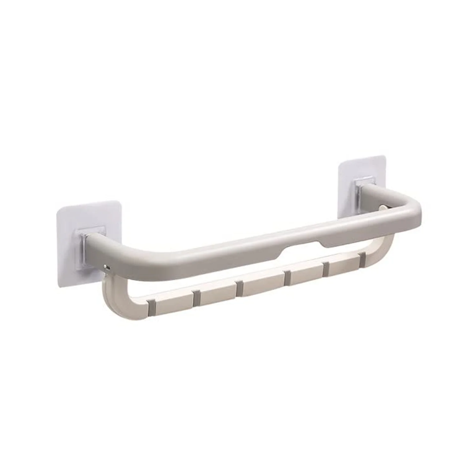 Wall Mounted Towel Holder – Double Bar & Folding Shelf | Siplix - Image 5