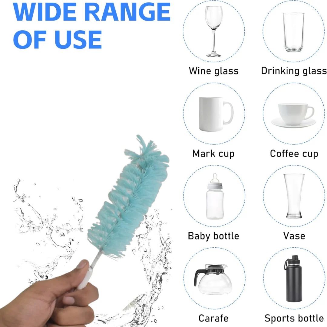 Bottle Cleaning Brush – Long Handle for Jars & Bottles | Pro Clean - Image 3