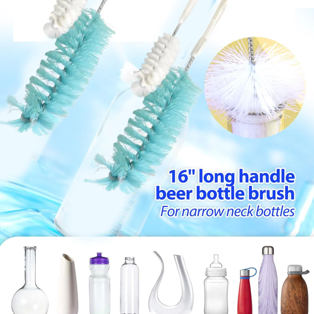 Bottle Cleaning Brush – Long Handle for Jars & Bottles | Pro Clean - Image 5