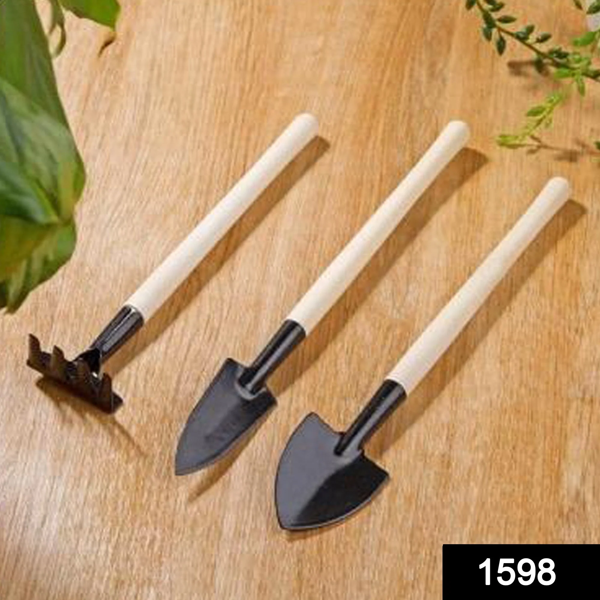 Kids Garden Tools Set – 3 Pcs Trowel, Shovel, Rake | Play & Move - Image 2