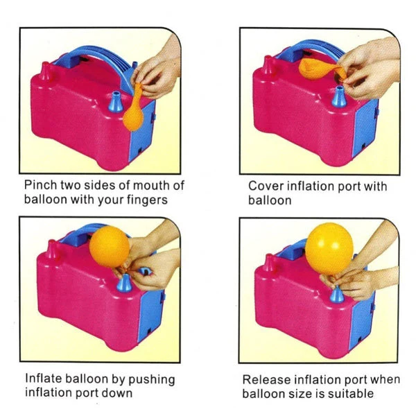 Electric Balloon Pump – Dual Nozzle Inflator | Play & Move - Image 9