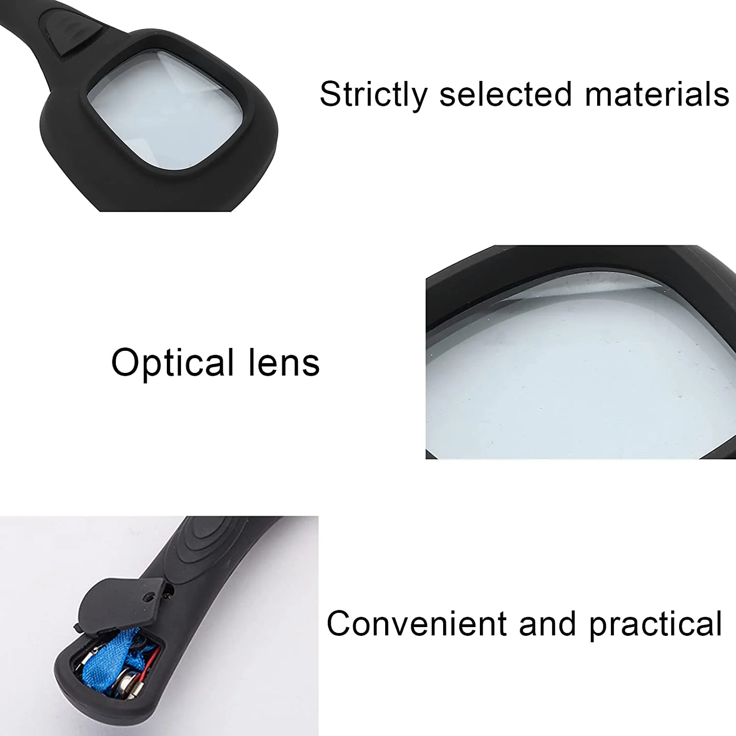 LED Magnifying Glass – 6-LED Lighted for Reading | worko - Image 6