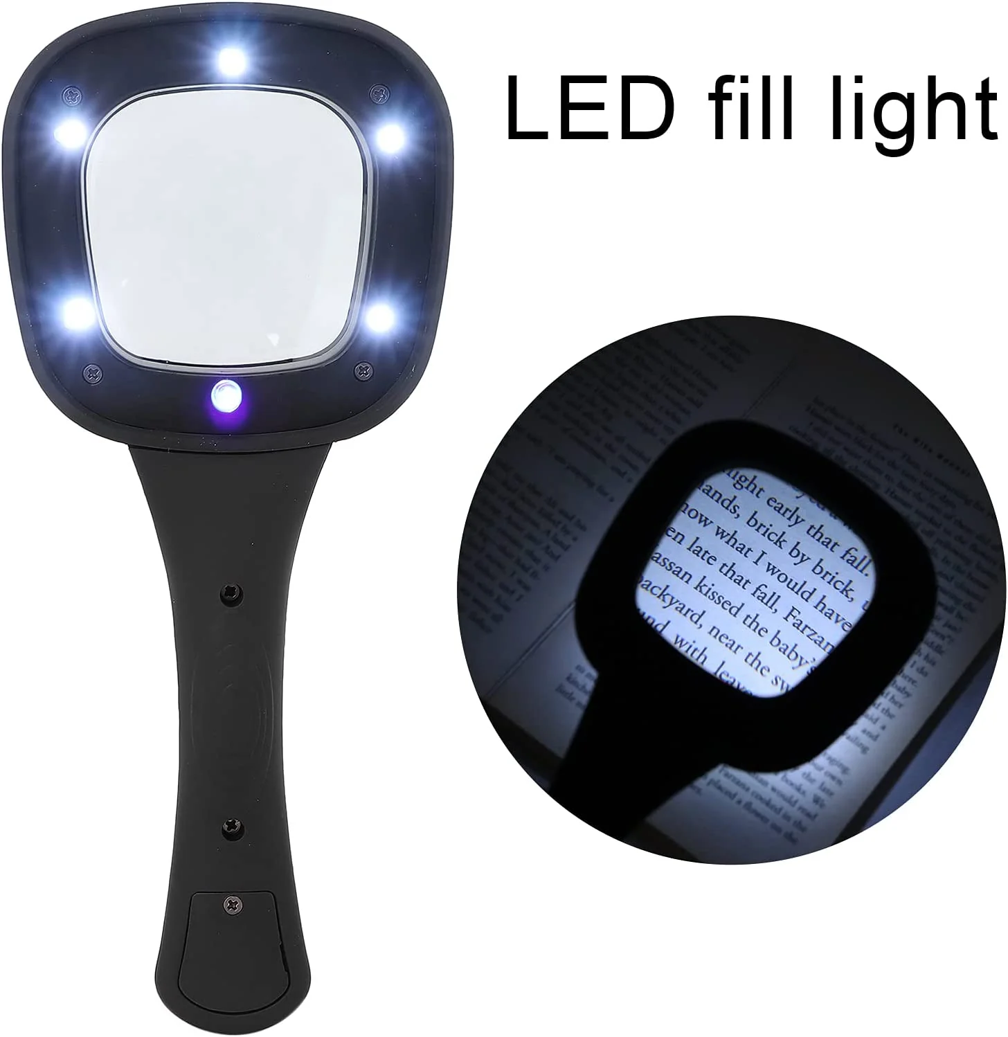 LED Magnifying Glass – 6-LED Lighted for Reading | worko - Image 9