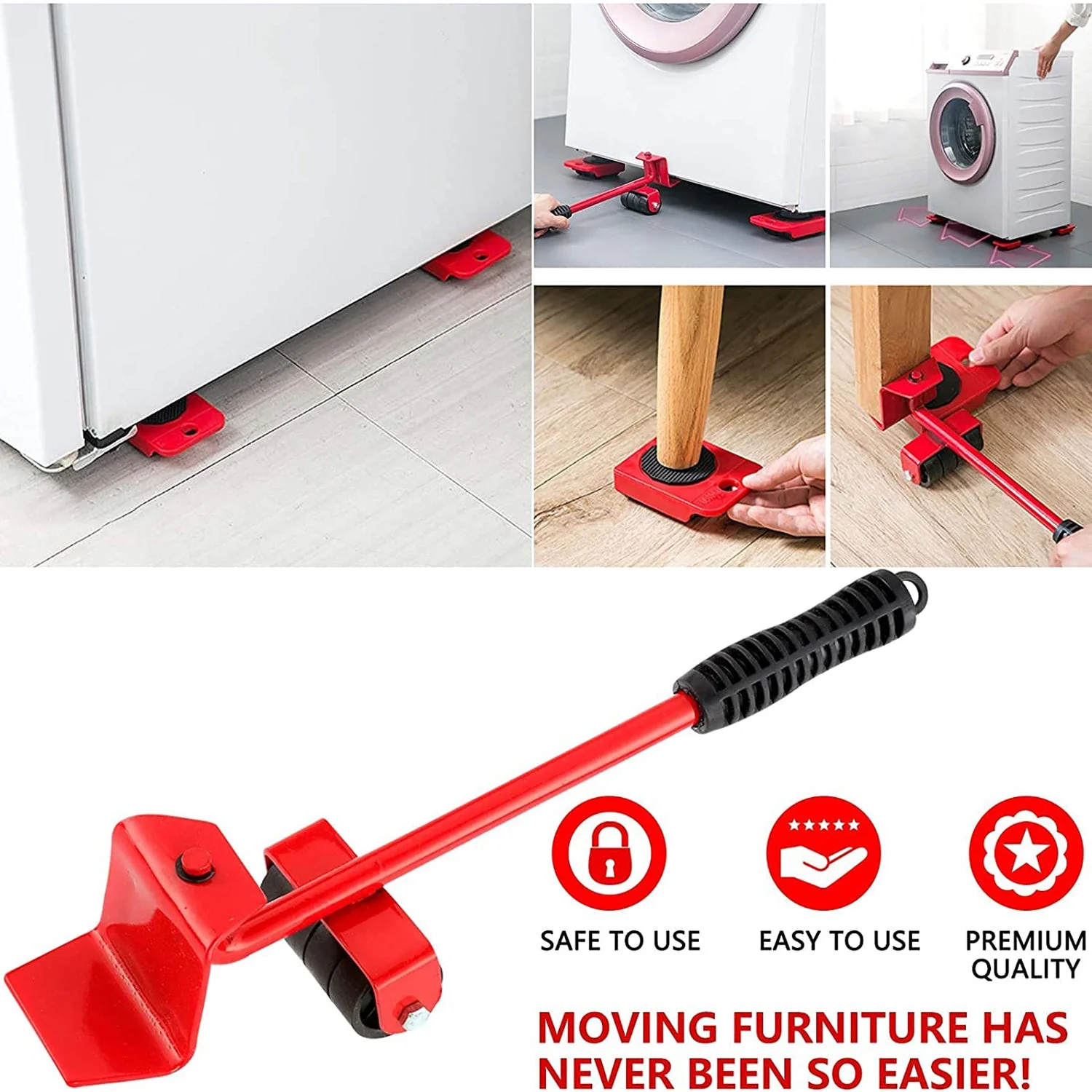 Furniture Lifter Tool – Heavy-Duty Appliance Shifter | ToolMate Pro - Image 4