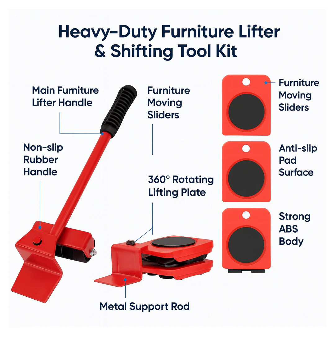 Furniture Lifter Tool – Heavy-Duty Appliance Shifter | ToolMate Pro - Image 7