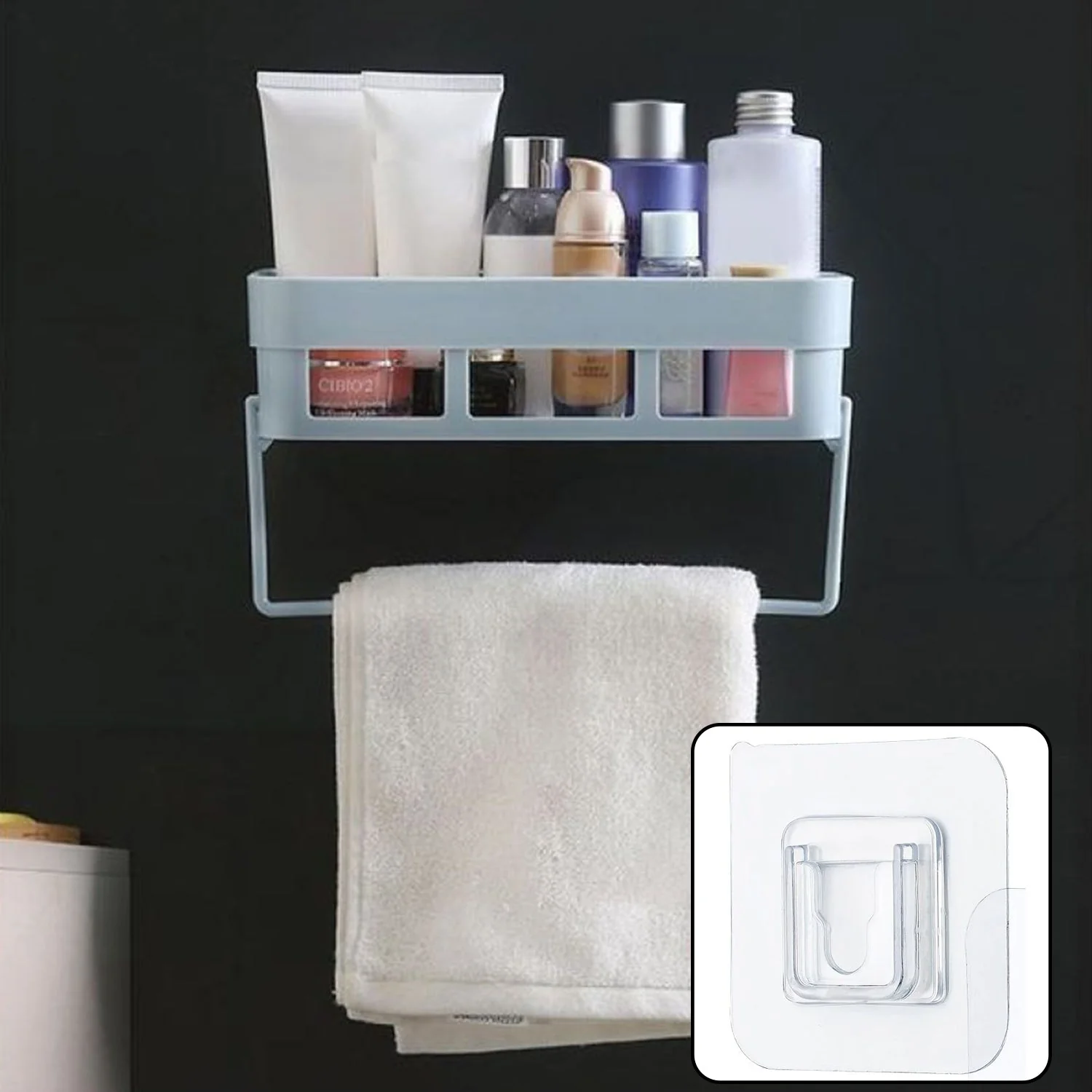 Multipurpose Wall Shelf – No-Drill Bathroom & Kitchen Storage | Bathora - Image 5