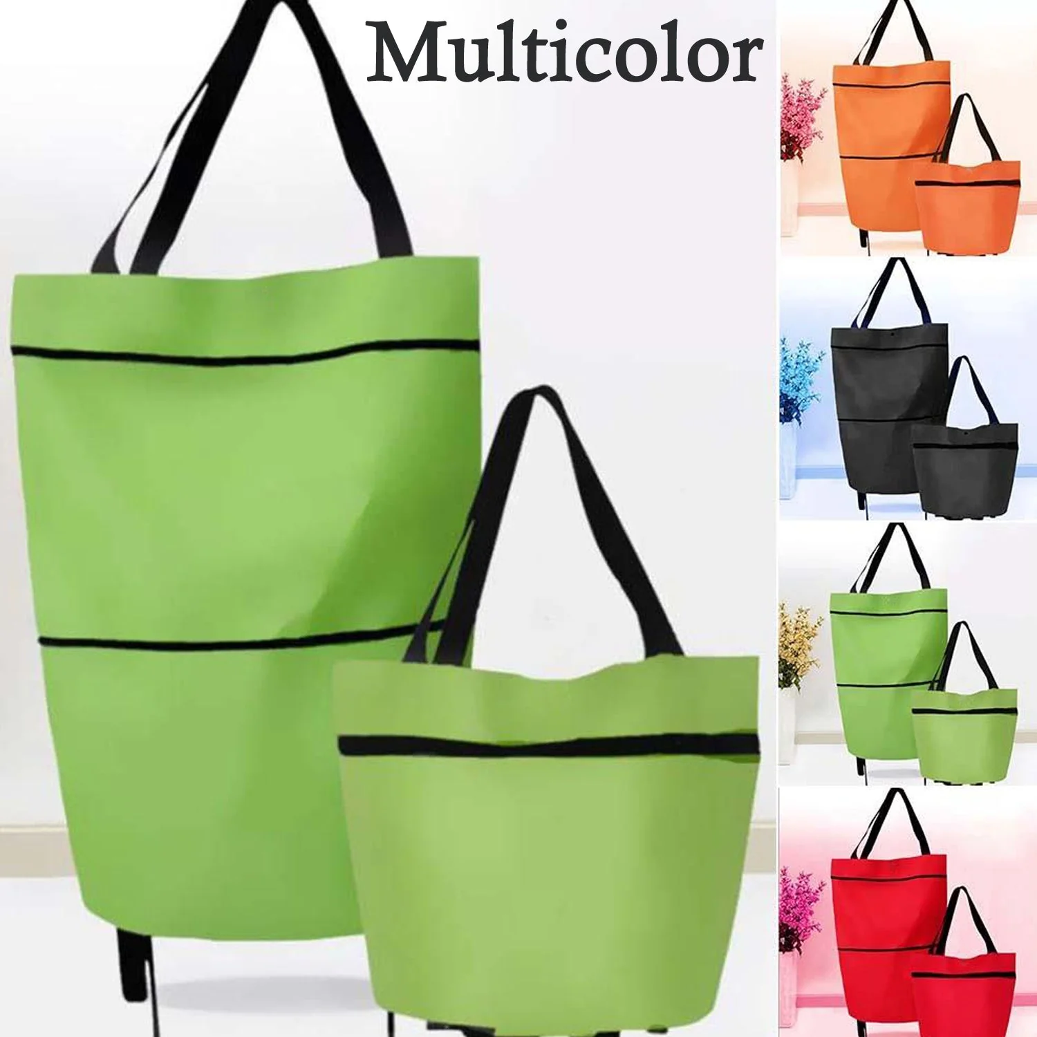 Foldable Trolley Bag – Wheeled Shopping & Travel | FERVENT - Image 8