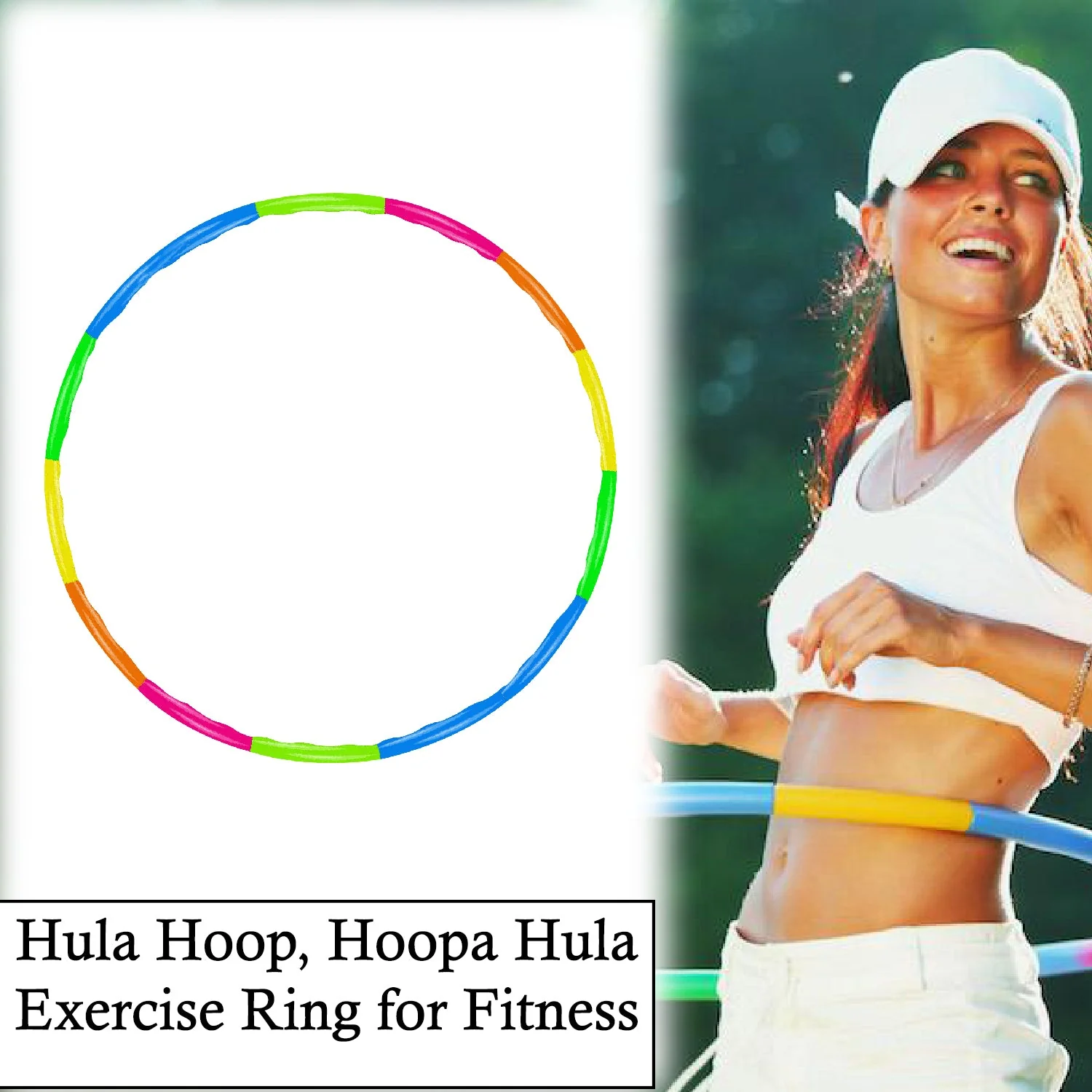 Hula Hoop – Adjustable Fitness Ring for Kids & Adults | FitFuzion - Image 3
