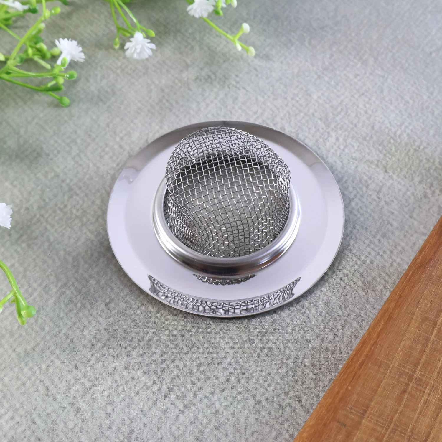 Kitchen Sink Drain Strainer – Small 7cm Stainless Steel Stopper - Image 7