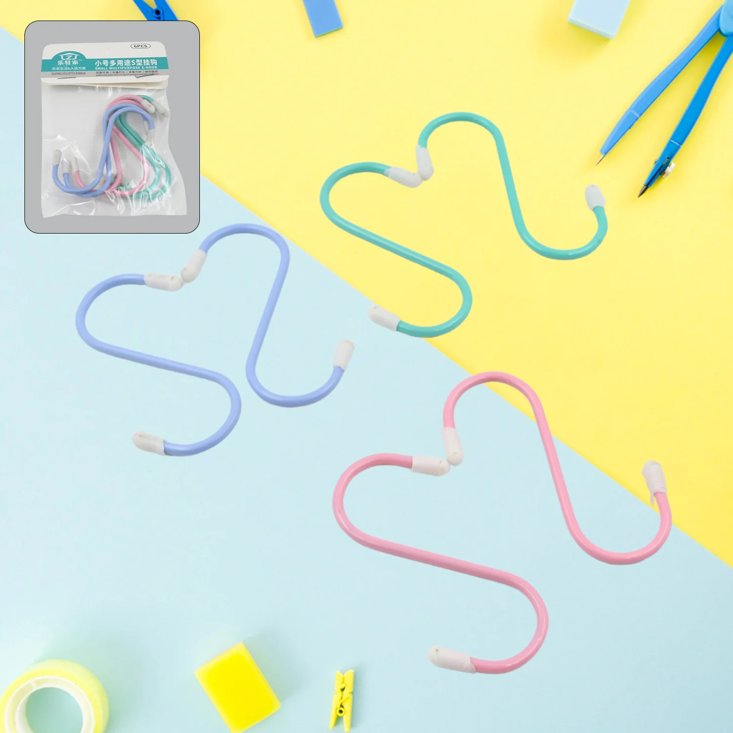S Hooks Metal – Heavy Duty Hanging Hooks (6 Pcs) | VoltDesk - Image 8