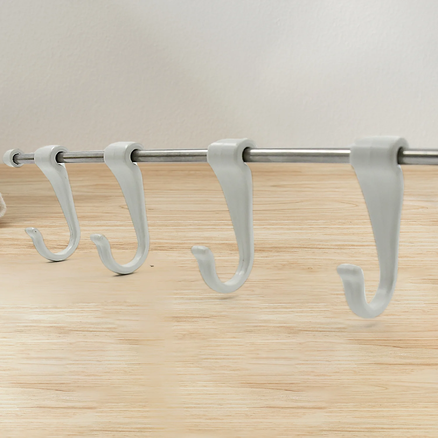 Stainless Steel Utensil Hanger – Nail-Free Kitchen Rail | CookAura - Image 4
