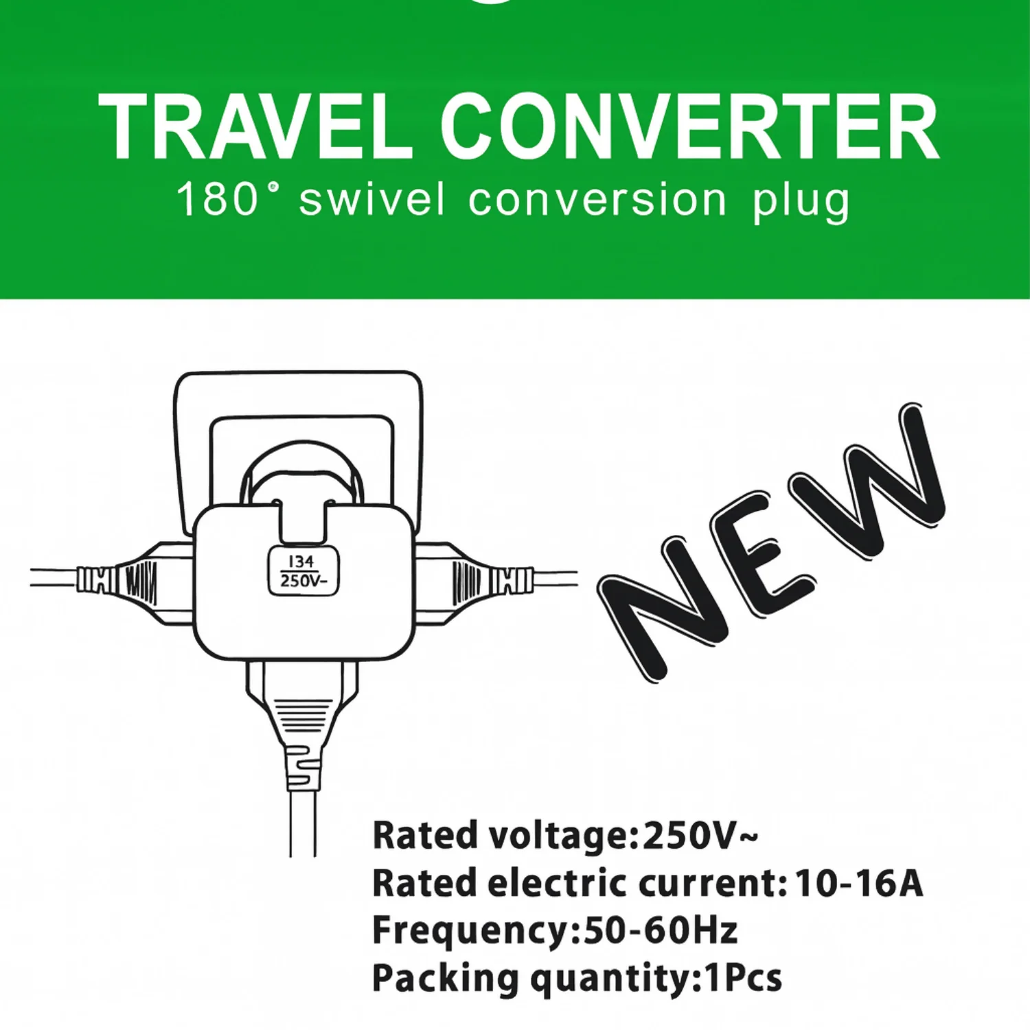 180° Swivel Travel Plug Adapter – Compact Universal Converter - Image 6