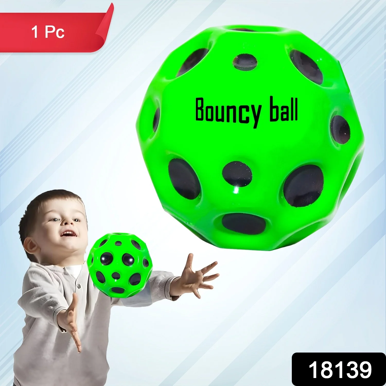 Bouncy Ball for Kids – High-Bounce Moon Crater Toy | Play & Move - Image 2