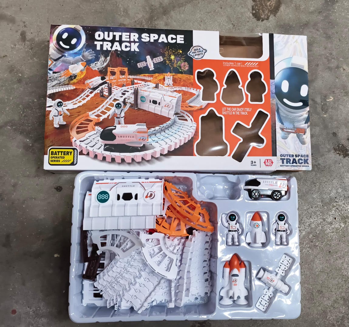 Space Race Track Set – Kids Cosmic Adventure Toy | Action Legion - Image 8