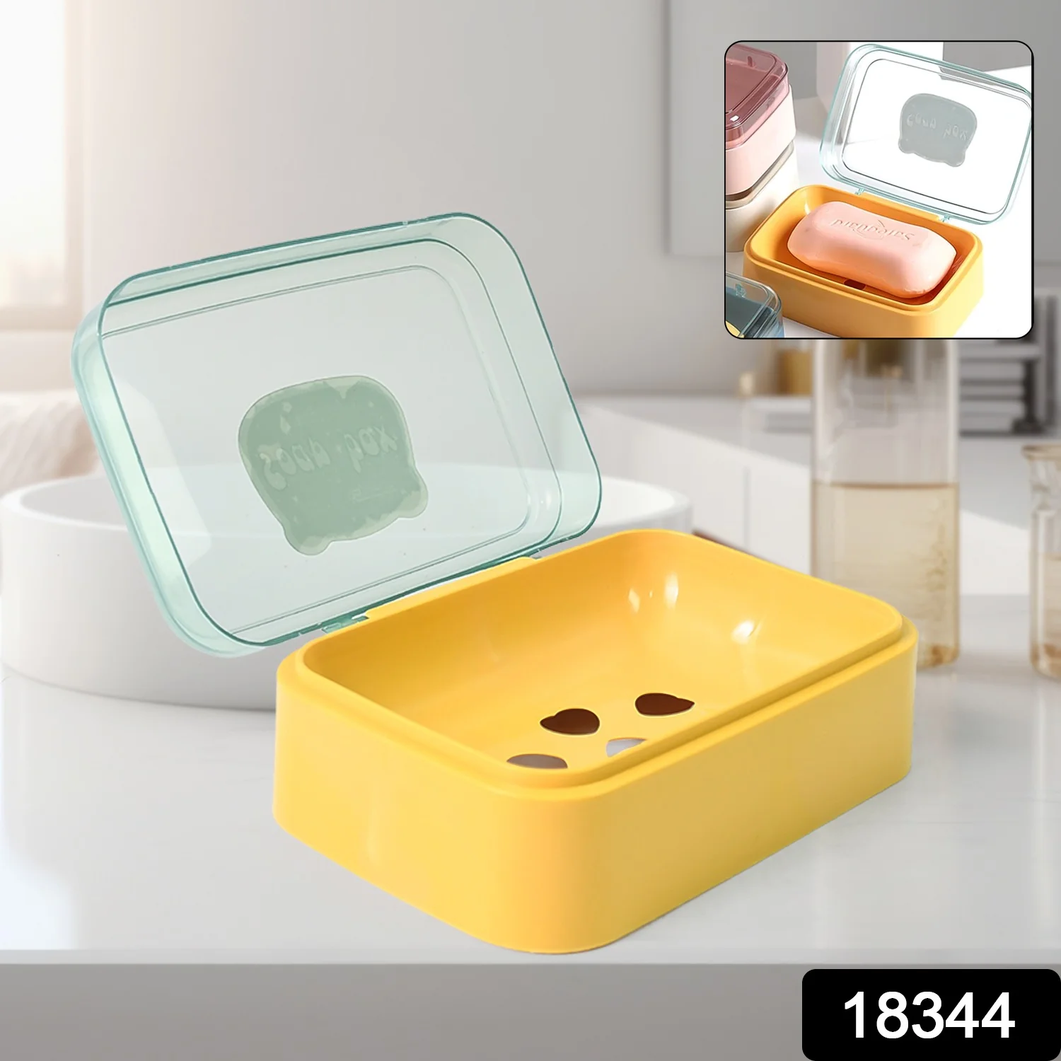 Self-Draining Soap Dish – Portable & Leakproof | VelvetBubbles - Image 2