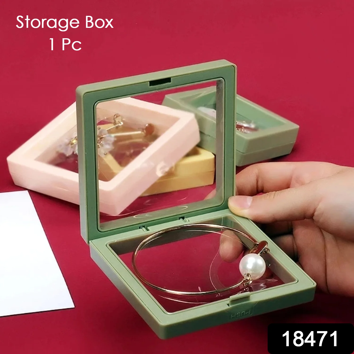 Floating Jewelry Display Box – Clear Acrylic Storage | ChefMates - Image 2