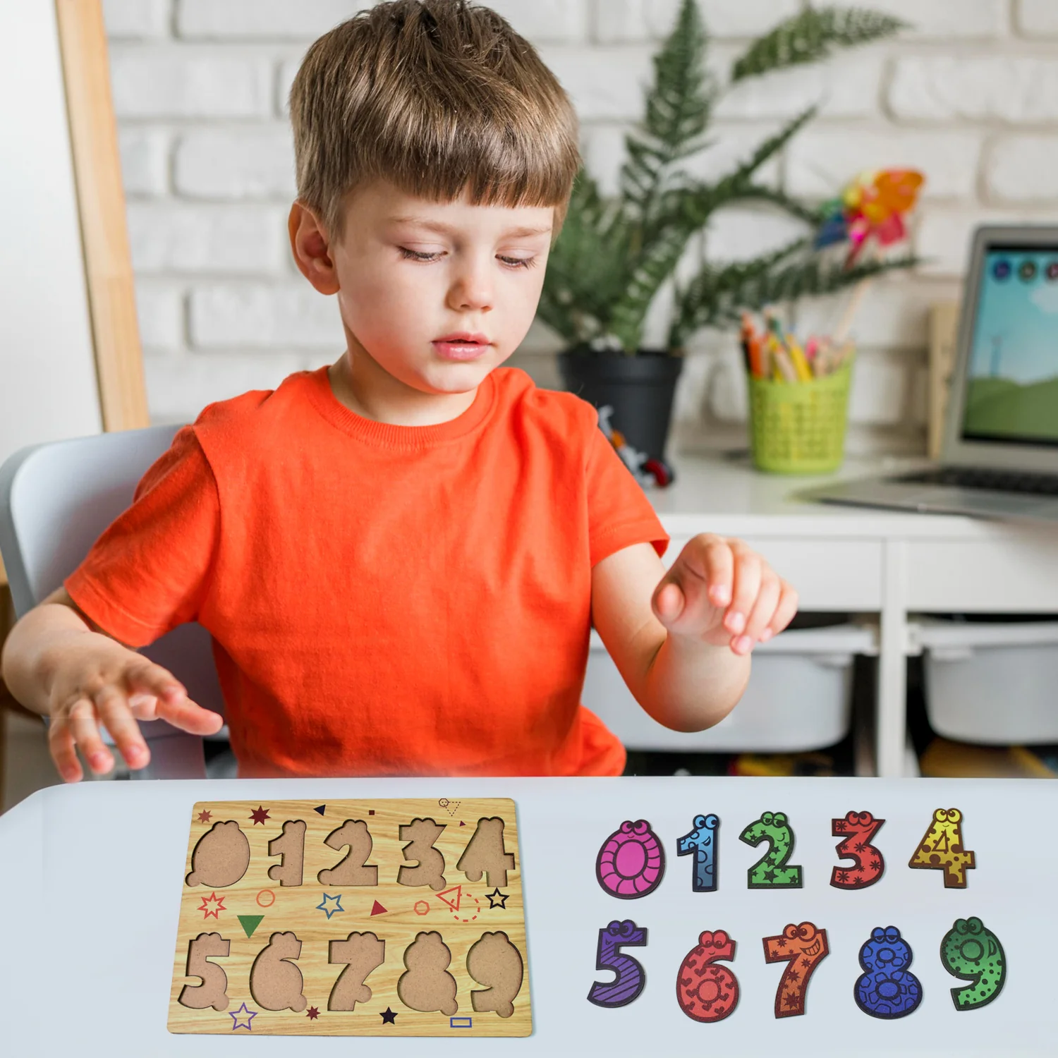 Wooden Number Puzzle – Early Learning Board | Inventive Play - Image 5