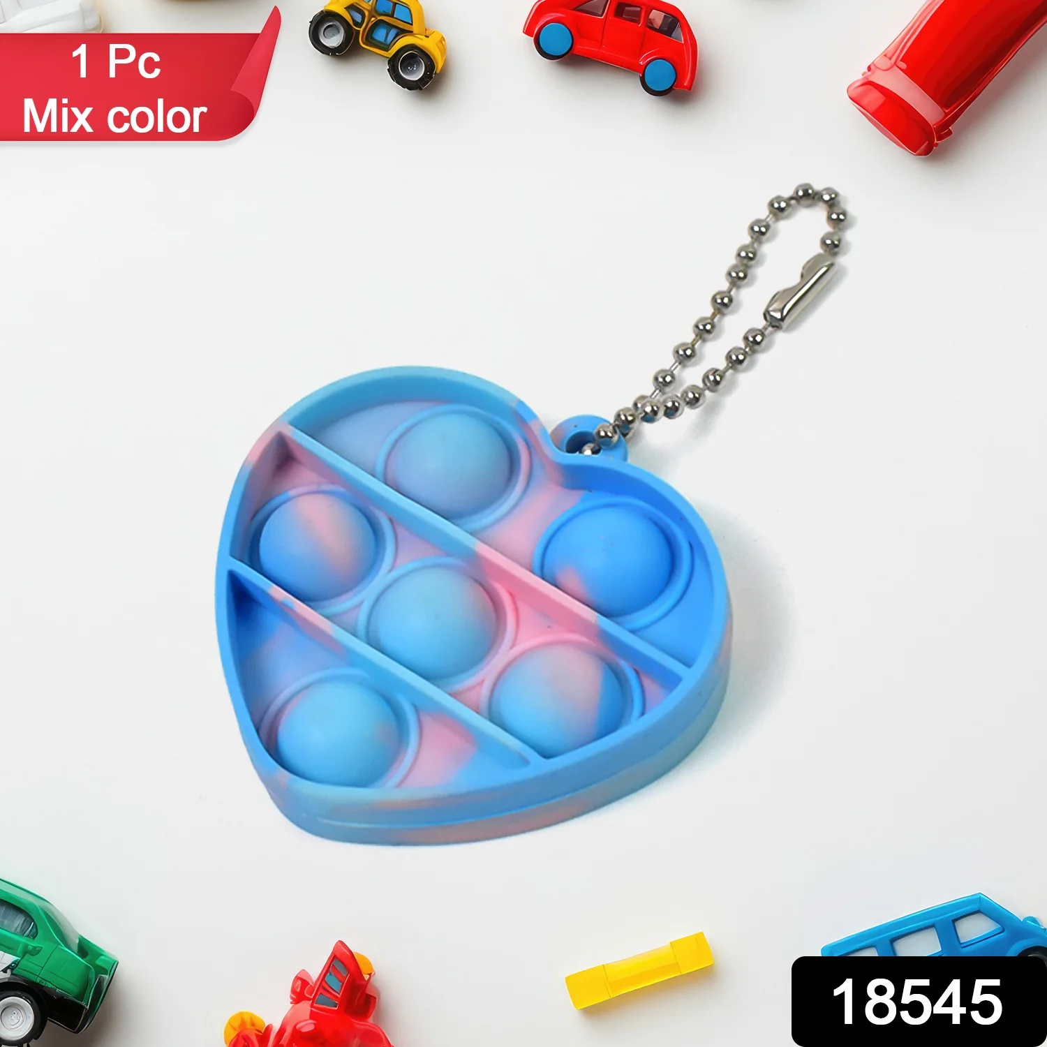 Mini Fidget Keychain – Pop Sensory Toy for Kids & Adults | Styleva - Image 2