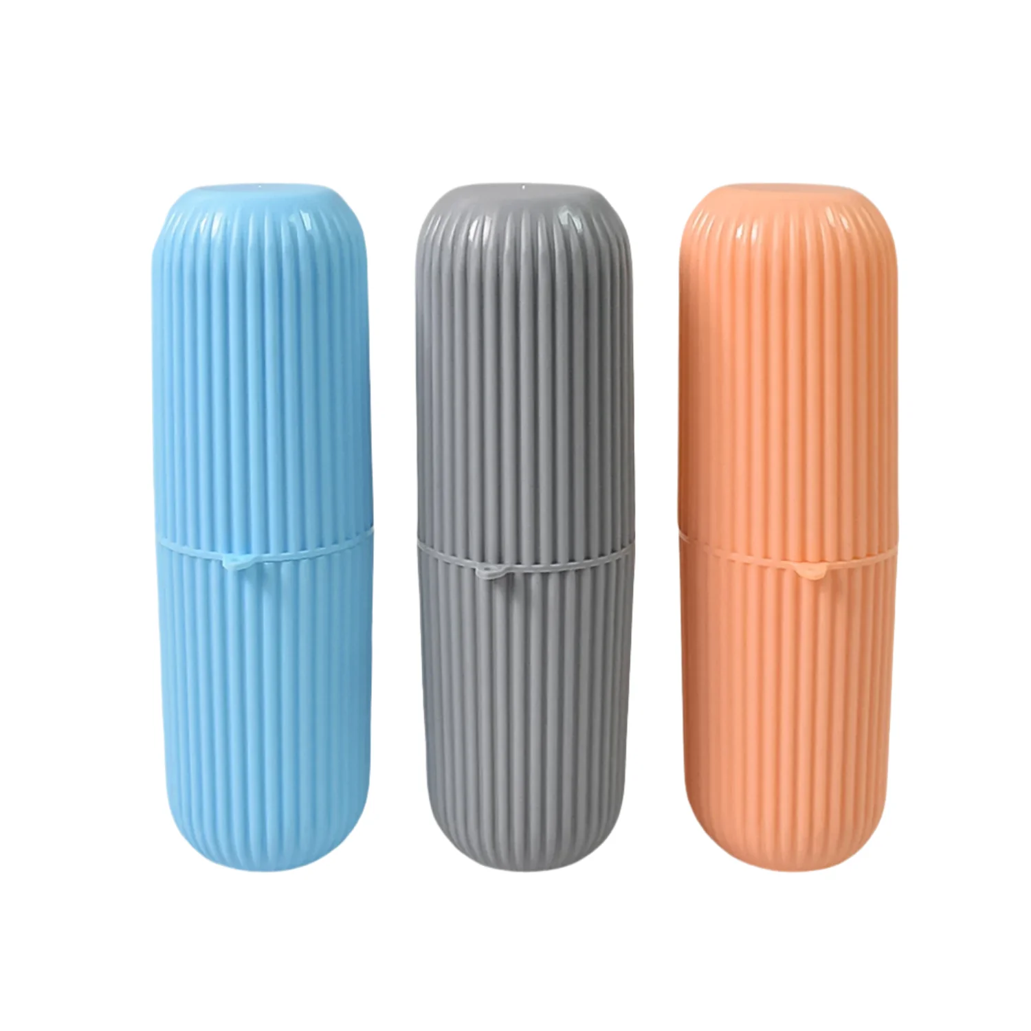 Travel Toothbrush Holder – 3 Pc Multicolor Kit | Konvex - Image 4