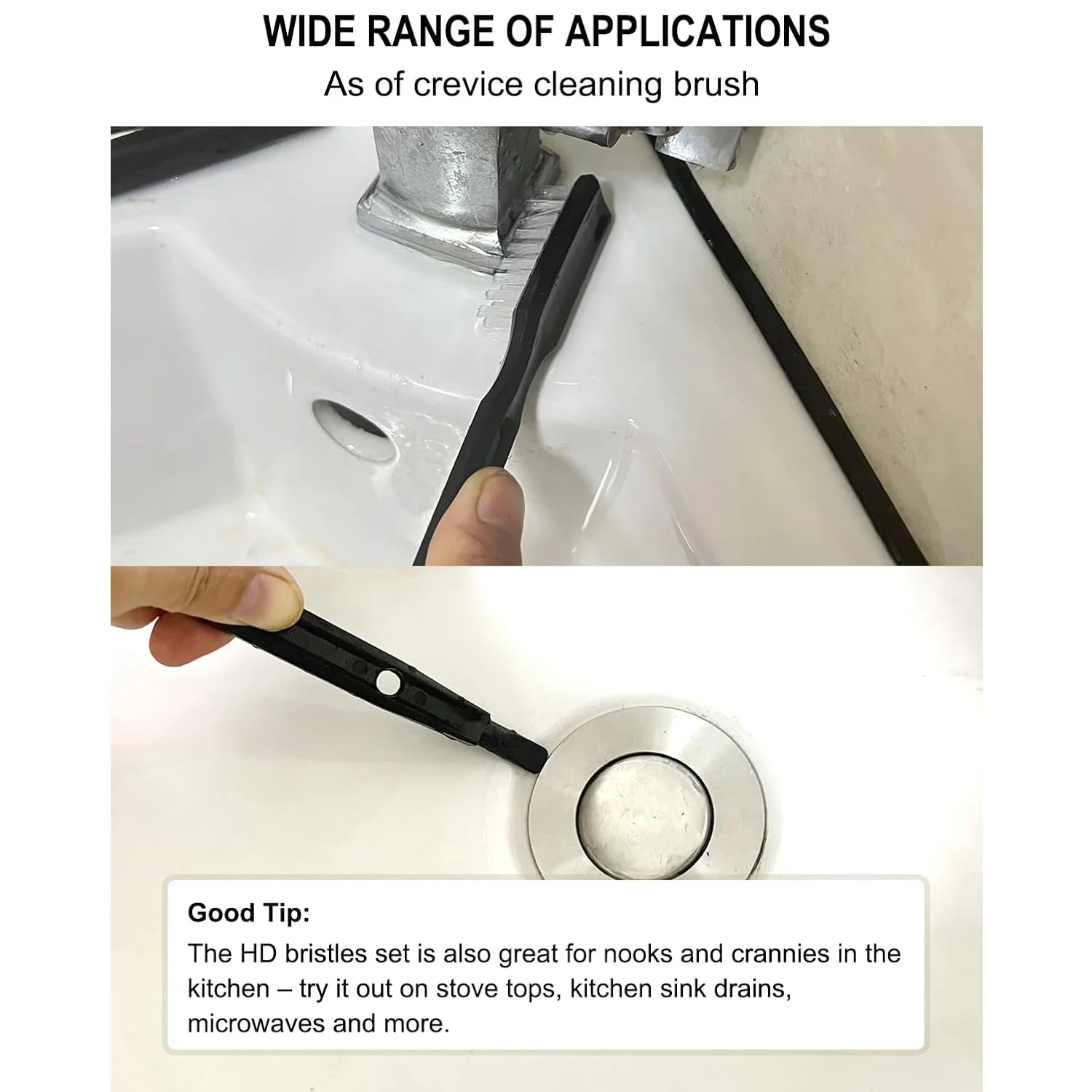 Multifunctional Cleaning Brush – Versatile Kitchen Tool | Velvet Wipe - Image 3