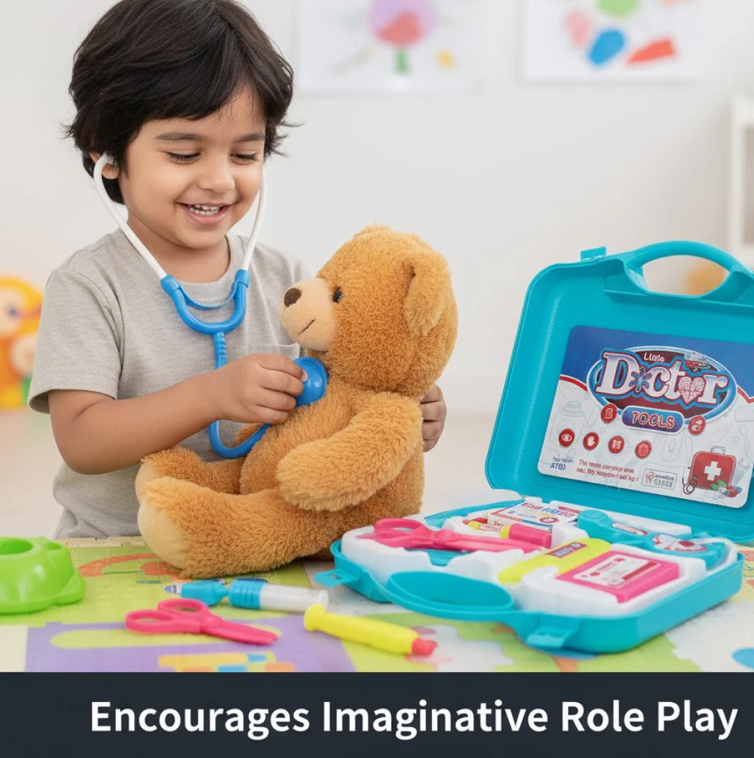Kids Doctor Set – Educational Pretend Play Medical Kit | Dollura - Image 6
